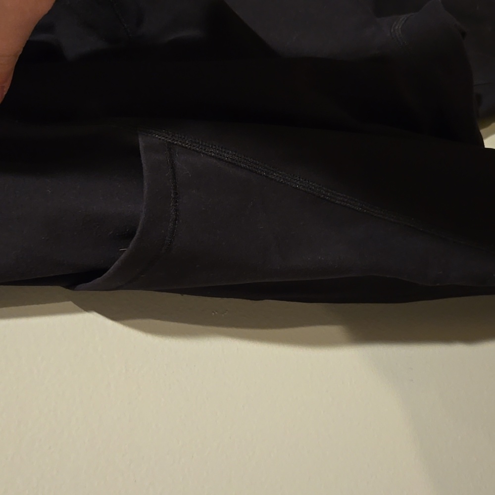 BuffBunny Collection Black Cropped 26” High Waist Leggings Size Large Pockets - Picture 3 of 7